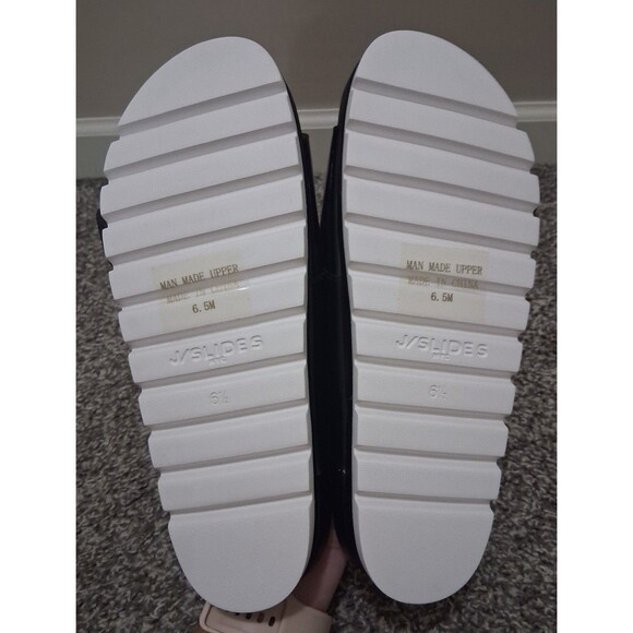 NEW! Women's J Slides Roget Sandal in Smoke (Black), Size 6.5 - Picture 9 of 9